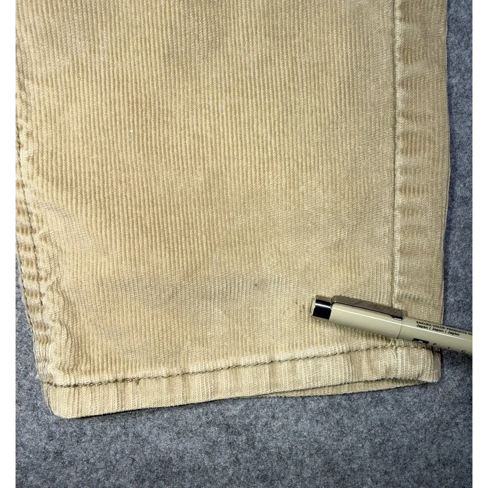 Levis 511 Corduroy Slim Fit Mens 32x32 Pants Khaki Tan 5 Pocket Casual Preppy